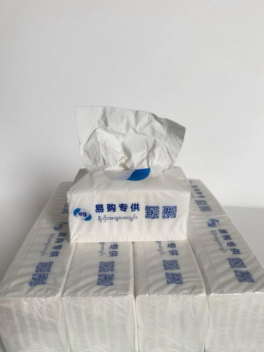 易购专供纸巾 固额一提8小包